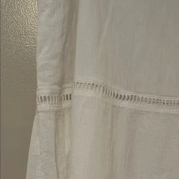 Old Navy White Maxi Skirt Flowing Silhouette size large - Picture 5 of 7